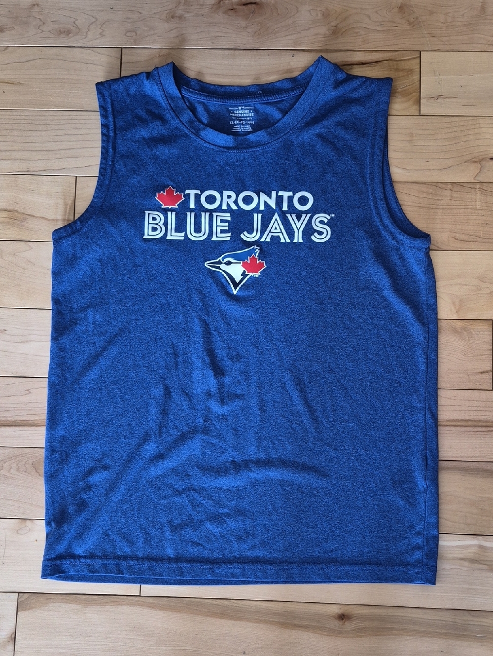 Boys Size 14/16 Toronto Blue Jays Sleeveless Tee